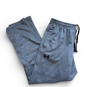 Under Armour Men's Heather Blue-Gray Jogger Sweatpants